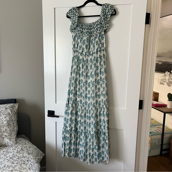 club monaco blue and white dress Club Monaco Blue Plaid Seamed V-Neck Dress Size 10 NWT $249